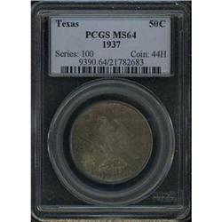 1937 Texas 50C PCGS MS64