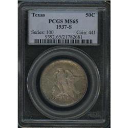 1937-S Texas 50C PCGS MS65