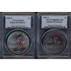 Lot of Two Toned Modern Commemorative Coins