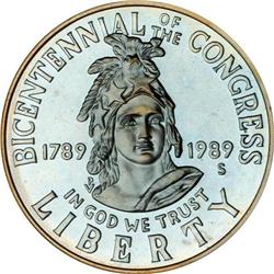 Lot of Two Toned Modern Commemorative Coins