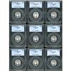 Image 1 : 1997 Lot of 9 $25 Platinum Eagle PCGS MS69