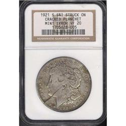 1921-S Morgan $1 NGC VF20 Mint Error