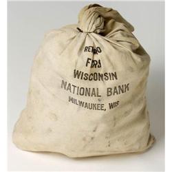 1 Sealed Bank Bag of 1939-S 1c Rolls Contains 100 Rolls