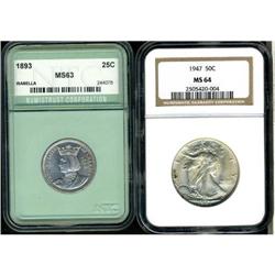 Lot of Two Miscellaneous U.S. coins.