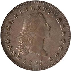 1795 Flowing Hair $1. 2 Leaves NGC MS63