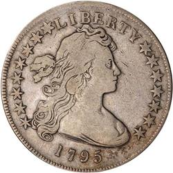 1795 Bust $1. Centered Bust ANACS VF20 Details Cleaned