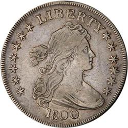 1800 Bust $1 ANACS VF30 Details Cleaned