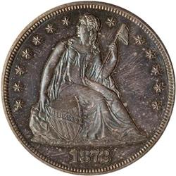 1872 Liberty Seated $1 PCGS Proof 64