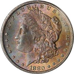 1880-CC Morgan Dollar. Reverse of 1879 GSA Holder