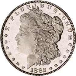 1882 Morgan $1 PCGS MS65 DMPL