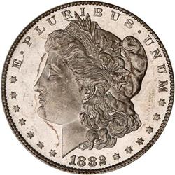 1882 Morgan $1 PCGS MS64 DMPL