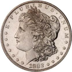 1882-S Morgan $1 NGC MS65 DPL