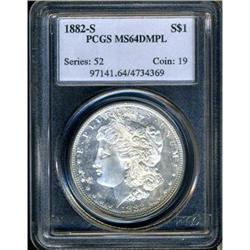 1882-S Morgan $1 PCGS MS64 DMPL