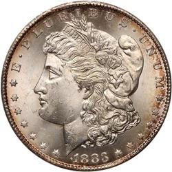 1883-CC Morgan $1 NGC MS65