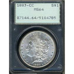 1883-CC Morgan $1 PCGS MS64