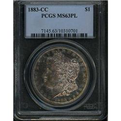 1883-CC Morgan $1 PCGS MS63 PL