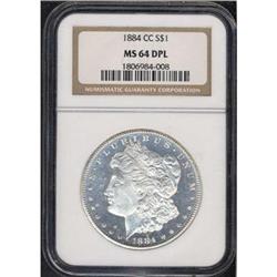 1884-CC Morgan $1 NGC MS64 DPL