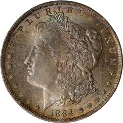 1884-O Morgan $1 NGC MS65