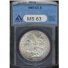 Image 1 : 1885-CC Morgan $1 ANACS MS63
