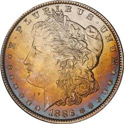 1886 Morgan $1 NGC MS65* Battle Creek Collection