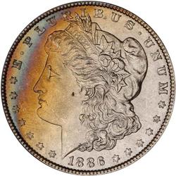 1886 Morgan $1 Battle Creek Collection NGC MS65*