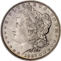 1887 Morgan $1 Battle Creek Collection NGC MS65*