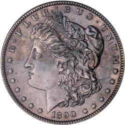 1890-S Morgan $1ANACS MS60 Details Cleaned-Retoned