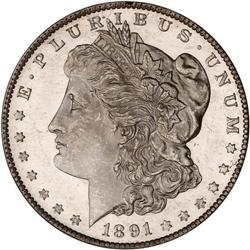 1891-S Morgan $1 PCGS MS64 DMPL