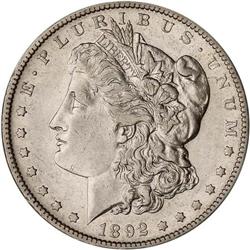 1892-S Morgan $1 ANACS EF45