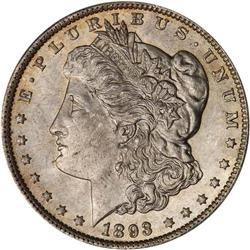 1893 Morgan $1 ANACS MS63