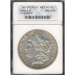 1894-S ANACS Details NET AU 50 Cleaned