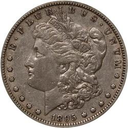 1895-O Morgan $1 NGC AU50