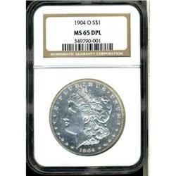 1904-O Morgan $1 NGC MS65 DPL
