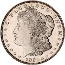 1921 Morgan $1 NGC MS64 DPL