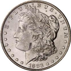 Lot of Three Morgan Dollars PCGS