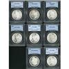 Image 1 : Lot of Eight Morgan Dollars PCGS