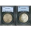 Image 1 : Lot of Two Silver Dollars PCGS