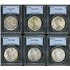 Image 1 : Lot of 11 Miscellaneous Morgan and Peace Dollars PCGS