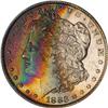 Image 1 : Lot of Three Toned Morgan Dollars