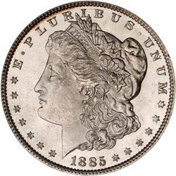 Lot of Thirteen 1885 Morgan Dollars