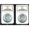 Image 1 : Lot of Two Morgan Dollars 1886 NGC MS65