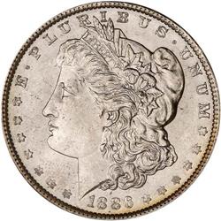 Lot of Five 1886 Toned Morgan Dollars NGC MS63*