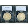Image 1 : Lot of Two 1887 Morgan Dollars PCGS