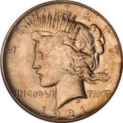 1921 Peace $1 PCGS MS65