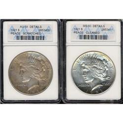 Lot of Two Peace Dollars