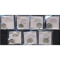 Seven Denarii of the Republic