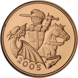 Great Britain., 4 Piece Gold Set, 2005