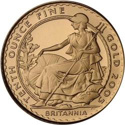 Great Britain., 4 Piece Gold Set, 2005