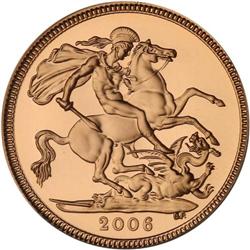 Great Britain., 4 Piece Gold Set, 2006