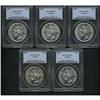 Image 1 : Lot of Five Canadian Dollars PCGS PL66